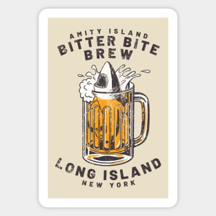 Amity Island - Long Island, NY Bitter Brew Bite Shark Beer Sticker